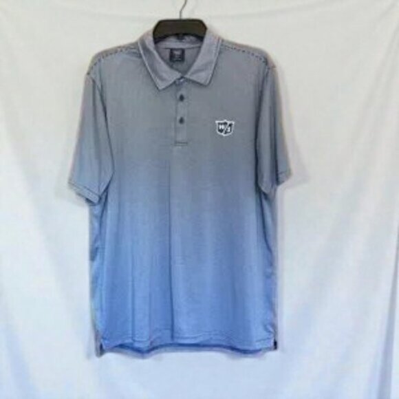 Wilson Staff Blue and Gray Striped Golf Shirt Large NWOT - Picture 12 of 12
